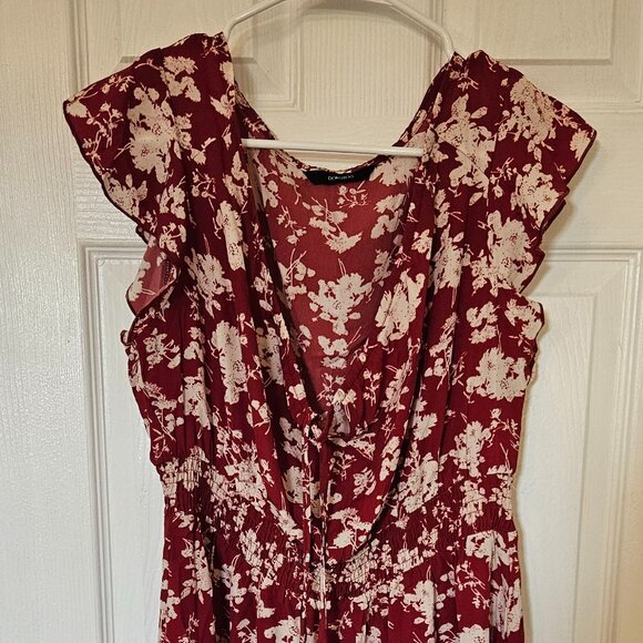 Red Floral Dress - Picture 2 of 5